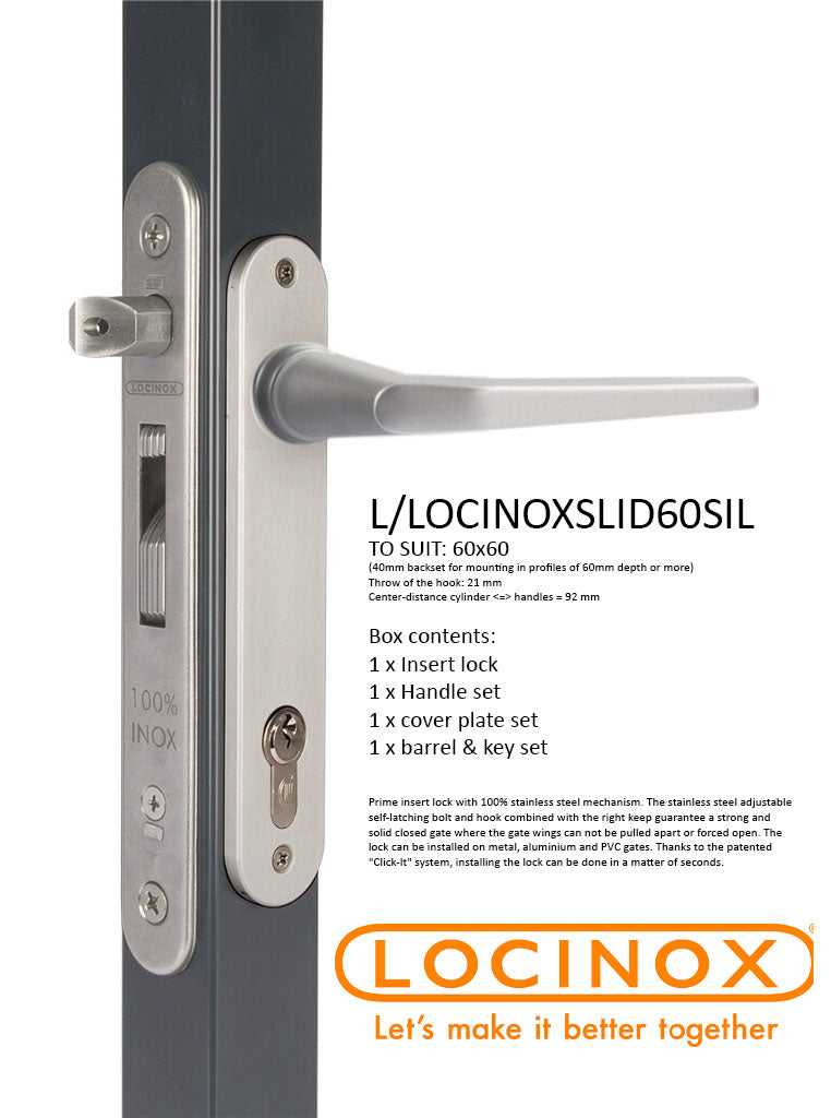 Locinox Sixty Swing Lock SILVER