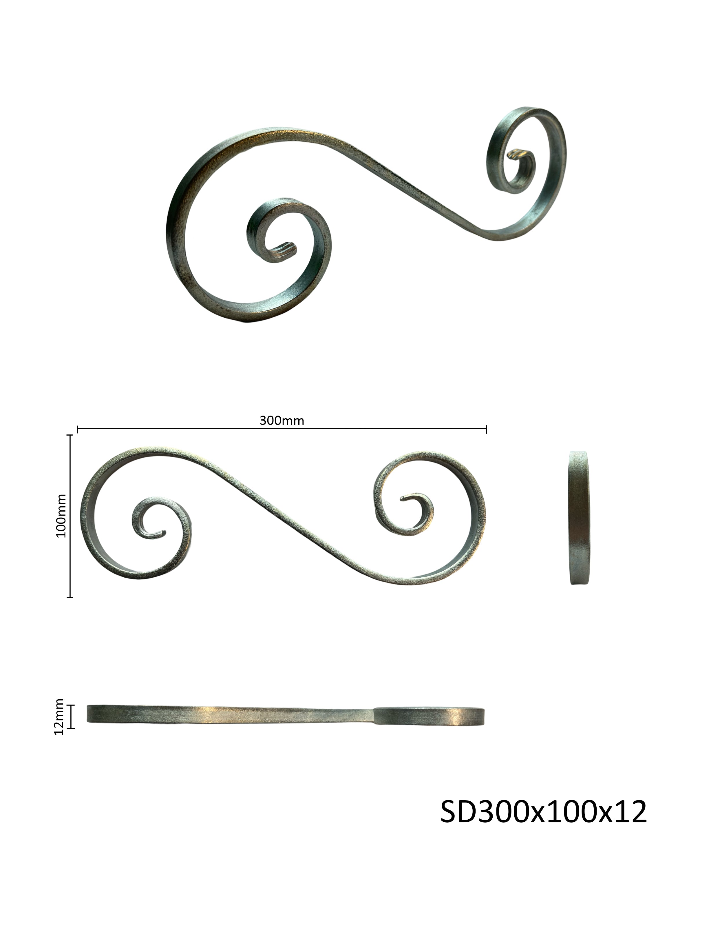 Double scroll SD300x100x12